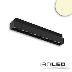 LED Raster-Leuchte GRID LINE+ fr NV-Schienensystem TRACK48, 48V DC, CRI90, UGR<19, DALI dimmbar, 18W 3000K 36, schwarz