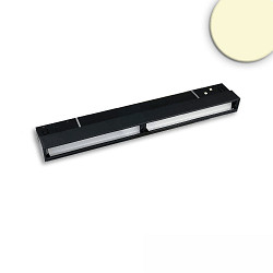 LED Wallwasher LINE+ ON-OFF fr NV-Schienensystem TRACK48, 48V DC, 12W 3000K, 100 asymmetrisch, CRi> 90, schaltbar, schwarz