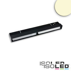 LED Wallwasher LINE+ 22cm fr NV-Schienensystem TRACK48, 48V DC, , 100 asymetrisch, CRI90, DALI dimmbar, 12W 3000K, schwarz