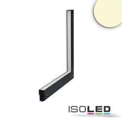 track spot CORNER 90 VERTICAL - TRACK48 (DALI) rigid, DALI controllable, prismatic, magnetic mounting IP20, black dimmable