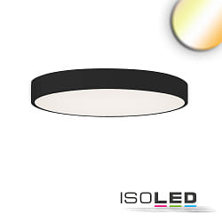 ceiling luminaire COLOR SWITCH ROUND -  80CM CCT Switch, UGR < 19, multipower IP40, black dimmable