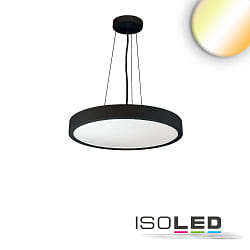 pendant luminaire COLOR SWITCH ROUND -  40CM CCT Switch, UGR < 19, multipower IP20, black dimmable