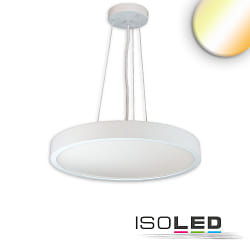LED Hngeleuchte RUND, IP42,  60cm, 40/50W (multi) 2700/3000/4000K (CCT Switch) 4800/6000lm, UGR<19 2H, dimmbar, exkl. Kabel