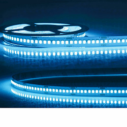 LED Strip HEQ SKYBLUE, IP20, 240 LED/m, 24V DC, 22W/m himmelblau, dimmbar, 500cm / 1cm