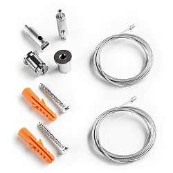 accessories wire suspension Z04 (LAMP30 V2) 2-fold, silver 150cm