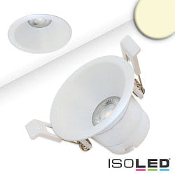 Lumire encastre BACK60-68 / UGR<12 rond, rigide, pour VDU, reculer IP20, blanche gradable 5W 380lm 2700K 36 36 CRI 90