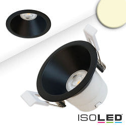 Lumire encastre BACK60-68 / UGR<12 rond, rigide, pour VDU, reculer IP20, noir gradable 5W 380lm 2700K 36 36 CRI 90