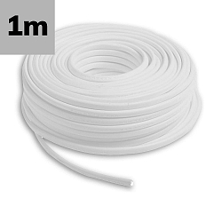 Cavo PVC COATED - 2X0,75MM H05VV-F -BY THE METER, nero