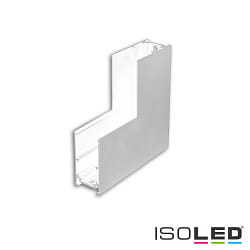 corner connector TRACK48 SURFACE isolated, mechanical, vertacal, white
