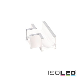 T-connector 90 HORIZONTAL - TRACK48 SURFACE FLAT flat, surface-mounted version, horizontal, white