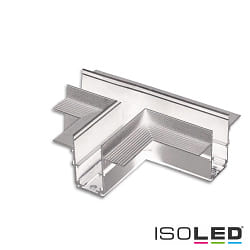 T-connector HORIZONTAL- TRACK48 DRYWALL isolated, mechanical, horizontal, white