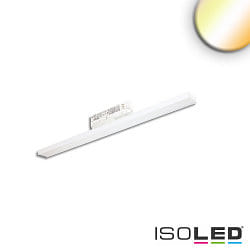 3-Phasen LED Linearleuchte prismatisch, 60cm, 32W 3000/3500/4000K (CCT Switch), CRI90, dimmbar, wei