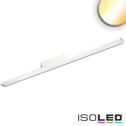 Apparecchio trifase LINEAR 120CM rigido, CCT Switch, commutabile, multipower, prismatico IP20, bianco 