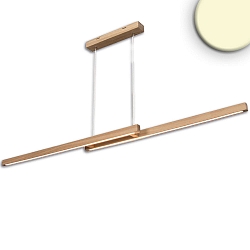 pendant luminaire HOLZDRIFT / 150CM adjustable IP42, oak oiled dimmable