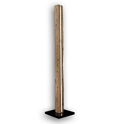 floor lamp WDSCHNAU HOIZ tunable white, with touch dimmer IP20, wood, black dimmable