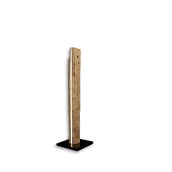 floor lamp WDSCHNAU HOIZ tunable white, with touch dimmer IP20, wood, black dimmable