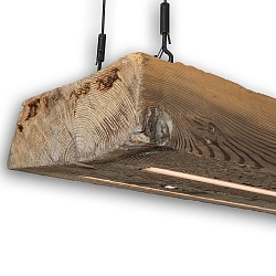 pendant luminaire ZILLACHTOL HOIZ tunable white, with touch dimmer IP20, wood, black dimmable