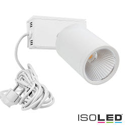 spot LES SPOT SURFACE surface-mounted version, with plug, adjustable, switchable IP20, white matt 