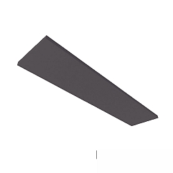 ACUOSTIC ABSORBER H25 / 32 X 150CM, anthrazit