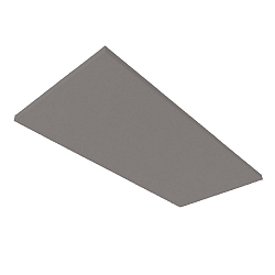 ACUOSTIC ABSORBER H25 / 50 X 119.2CM, gris