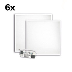 LED panel BACKLIGHT LINE 625 set of 6, 36W 4350lm 4000K 120 120 CRI >80