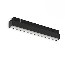 LED Linearleuchte LINE+ 30cm fr NV-Schienensystem TRACK48, 48V DC, CRI 90, prismatisch, schaltbar, 10W 3000K 120, schwarz