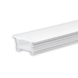 accessories profile cover FLEX-COVER16 TWIST+BEND, opal, white 2000cm