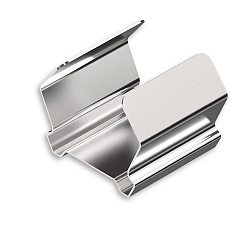 Clip di fissaggio profili FASTFIX R XL, argento