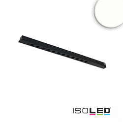 Luce a griglia per binario TRACK48 LINE+ MINI ON-OFF 34CM commutabile, prismatico IP20, nero opaco 