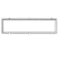 mounting frame LED PANEL 308x1550, white