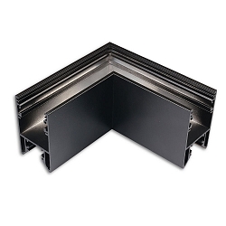 L-connector HALON 1-fold, black