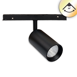 Proiettore per binario TRACK48 girevole, ruotabile IP20, nero dimmerabile