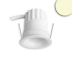 LED Einbaustrahler BACK32, IP20, rund,  3.5cm, 230V AC, CRI>90, UGR<12, dimmbar, starr, 5W 2700K 320lm 36, wei matt
