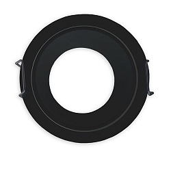 Einbaurahmen f�r MR11/GU10 Mini Spots, rund, schwarz