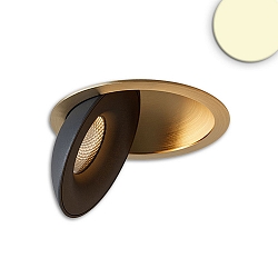 recessed spotlight SPHERE dimmable IP54, gold dimmable
