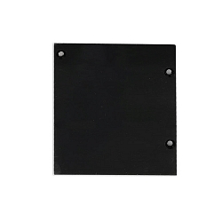 Endkappe EC133 f�r Gardinenprofil CURTAIN 10 ONE FLAT mit VISOR, 1 Paar (links & rechts)