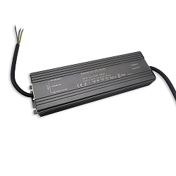 LED driver 24V DC / 400W ON-OFF COMPACT with open cable, switchable, dark grey