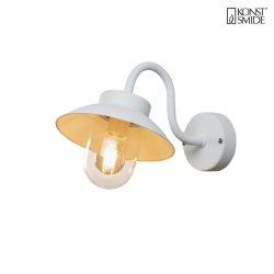 wall luminaire VEGA MINI E27 IP44, white dimmable