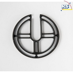 Distanzhalter zur Aufputz-Wandmontage von Konstsmide Outdoor Leuchten,  10.65cm / T 1.5cm, Kunststoff, Schwarz