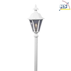 Tte de luminaire PALLAS E27 IP23, couleurs fume, blanche