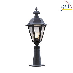 Tte de luminaire PALLAS E27 IP23, couleurs fume, noir 