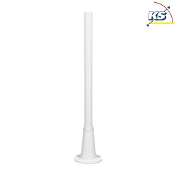 Pole for Konstsmide PERSIUS lamp heads, height 90cm, white aluminium