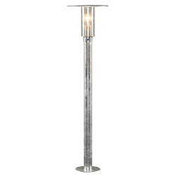 Wegeleuchte MODE, vandalismusgeschtzt, E27 max. 60W, Stahl galvanisiert, klares Polycarbonat-Glas