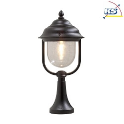 Lampe  piquet de terre PARMA E27 IP43, noir , transparent