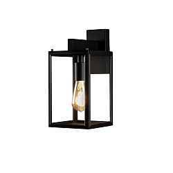 Luminaire mural dextrieur CARPI E27 IP44, noir  gradable
