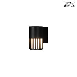Luminaire mural dextrieur PISTOIA E27 IP54, noir gradable