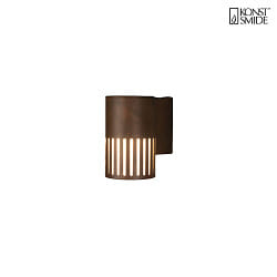 Luminaire mural dextrieur PISTOIA E27 IP54, rouille gradable