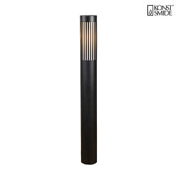 Luminaire d'alles PISTOIA E27 IP54, noir gradable