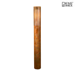 Luminaire d'alles PISTOIA E27 IP54, rouille gradable