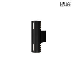 Luminaire mural dextrieur CUNEO UP/DOWN E27 IP54, noir gradable